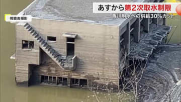 【詳報】香川用水・徳島用水であす（２０日）から第２次取水制限へ　早明浦ダムの貯水率低下　吉野川水連協