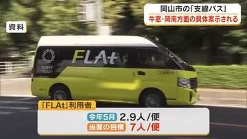 １便当たり２．９人　岡山市の「支線バス」１０月運行開始の牛窓・岡南２方面の再編案示される【岡山】