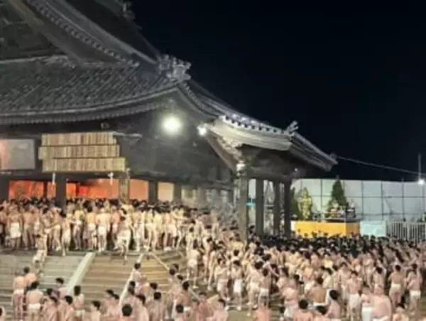 【速報】岡山市の西大寺会陽（はだかまつり）福男決まる【岡山】