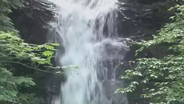 【涼を求めて】７）豪快「男滝」穏やか「女滝」と清らかな湧き水で親しまれる新庄村の納涼スポット【岡山】