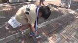 「「うらじゃ」にあわせて街をきれいに！２０回目の市民参加のごみ拾い活動に２００人あまりが参加【岡山】」の画像1