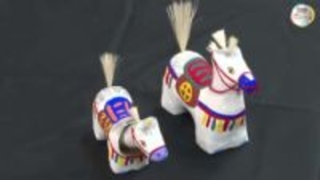 １日１０個程度の手作り　伝統工芸品・倉敷はりこ　２６年の干支「午（うま）」置物作り進む【岡山】