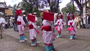 恵みの雨を願い　加茂神社で雨乞い踊り　ユネスコ無形文化遺産「綾子踊」奉納【香川・まんのう町】