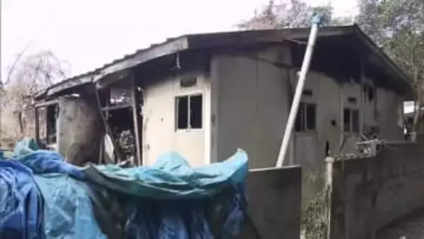 総社市で住宅全焼　この家に１人で住む７９歳女性が死亡　死因は一酸化炭素中毒【岡山】