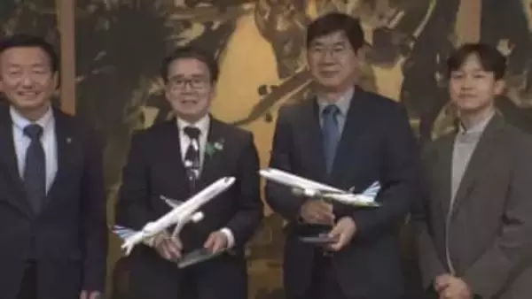 高松―韓国・釜山間を３月３１日から週３往復で運航「エアプサン」の幹部が池田知事を表敬訪問【香川】