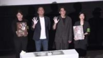 新見・高梁でロケ　岡山の妖怪伝承モチーフにした映画「脛擦りの森」出演者らが舞台あいさつ【岡山】