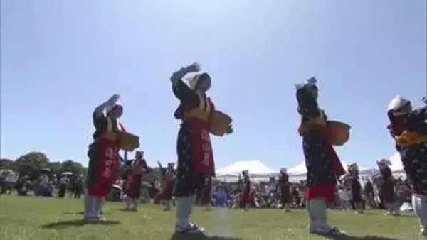 岡山後楽園で“茶つみ祭”　伝統的な衣装の「茶つみ娘」が踊り披露【岡山】