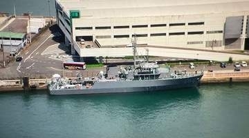 高松市の高松港で海上自衛隊の掃海艇「はつしま」の艦内一般公開【香川】