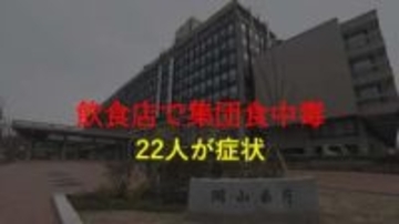 真庭市の飲食店でノロウイルスによる食中毒　料理を食べた２２人が下痢や発熱などの症状【岡山】