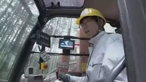 効率化進む林業の担い手育成へ　美咲町の森林で高校生が林業で使われる機械操作の体験実習【岡山】