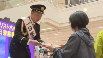 冬季五輪で「金」木村葵来選手が倉敷警察署の一日署長に　自転車「青切符」制度で安全運転訴える【岡山】