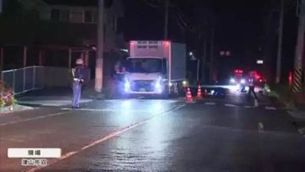 津山市で５４歳女性がトラックにはねられ死亡　事故の現場は見通しの良い直線道路【岡山】