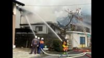 【速報】美咲町で住宅火災「家が燃えている」と通報　消火活動中【岡山】