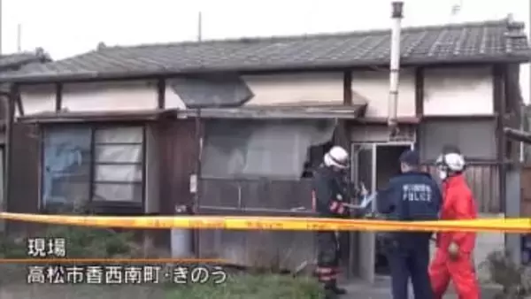 高松市で住宅火災　１人死亡【香川・高松市】