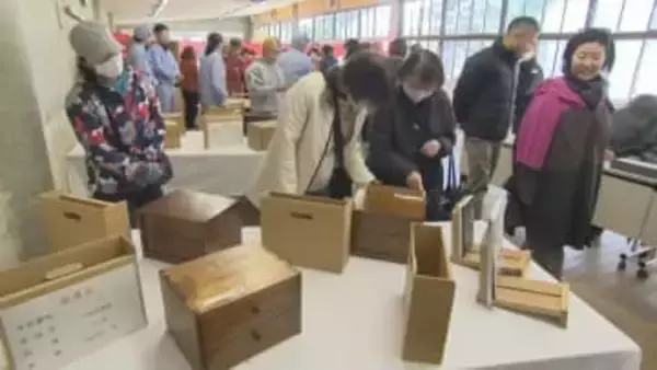 モノには“裏物語”が…津山市で就・転職を目指す１９～６６歳の訓練生の「力作家具」展示即売会【岡山】