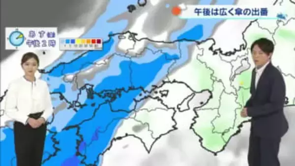 【光岡気象予報士のお天気解説】３月６日（金）のポイント「天気は下り坂　傘の出番に」【岡山・香川】