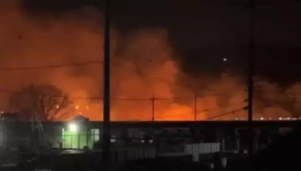 【速報】総社市下原の高梁川河川敷で枯草火災　約３ヘクタール焼失…消火活動続く　新総社大橋近く【岡山】