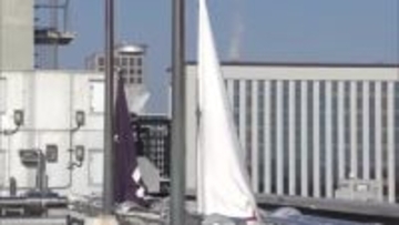 東日本大震災発生１５年　岡山県庁で犠牲者を追悼する半旗を掲揚　岡山・香川では今も計８２２人が避難生活