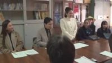 ベトナムの教育関係者が岡山市の中学校視察　授業の見学や一緒に給食で交流深める【岡山】