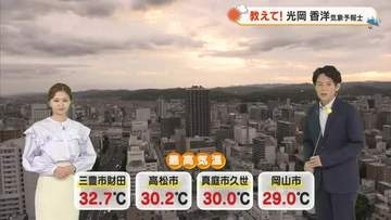 【光岡気象予報士のお天気解説】５月２７日（水）のポイント「低気圧で不安定な天気に」【岡山・香川】