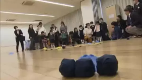 廃棄される消防服をゲームで使うボールにアップサイクル　小学校で学習成果の発表会【岡山】