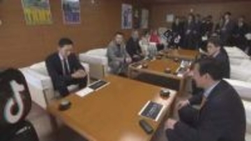 動画投稿アプリ通じて香川の特産品をPR…人気クリエイターが高松市の大西市長を訪問【香川】