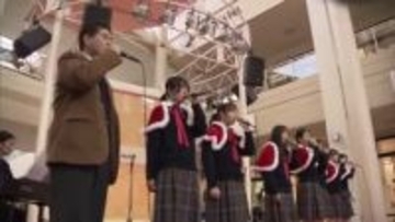 全国優勝の高校生グループも迫力ある歌声披露　倉敷市の商業施設でクリスマスコンサート【岡山】