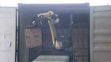 コンテナからの荷下ろしをロボットで　岡山市の物流センターが導入…人手不足解消に期待【岡山】