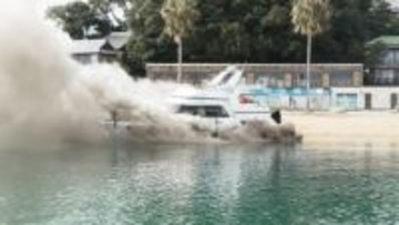 瀬戸内市沖を航行中のプレジャーボートで火災　船長ら３人にケガなし　油流出で防除措置【岡山】