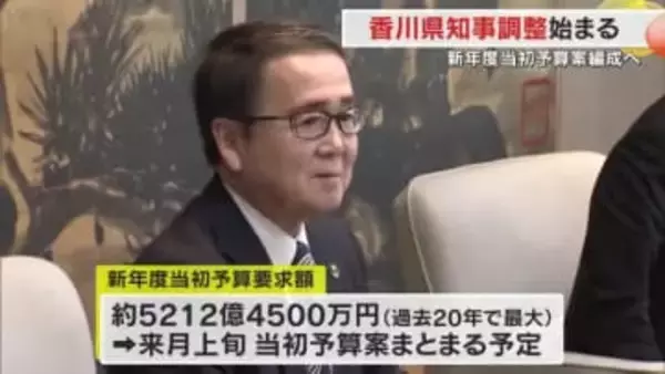 香川県新年度予算編成に向け池田知事が査定する「知事査定」始まる　要求額は過去２０年で最大【香川】