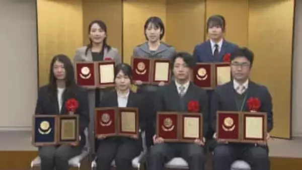 この１年に活躍したアスリートに県内報道機関が贈る「岡山スポーツ賞」表彰式　卓球・面手凛選手ら【岡山】