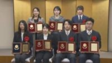 この１年に活躍したアスリートに県内報道機関が贈る「岡山スポーツ賞」表彰式　卓球・面手凛選手ら【岡山】