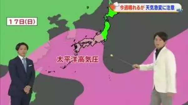 【光岡気象予報士のお天気解説】週間ポイント「気温高　天気急変しやすい」【岡山・香川】