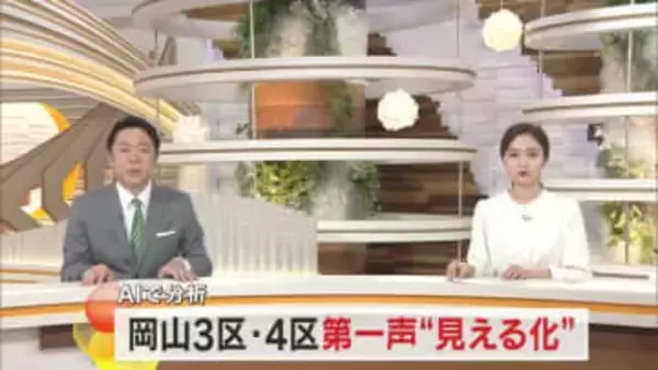 シリーズ衆院選　候補者第一声をＡＩ分析で”見える化”　第三回・岡山３区と４区【岡山】
