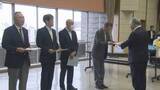 「岡山市の新アリーナ整備巡り、住民投票求める２万人以上の署名を市に提出　有効なら市議会へ【岡山】」の画像1