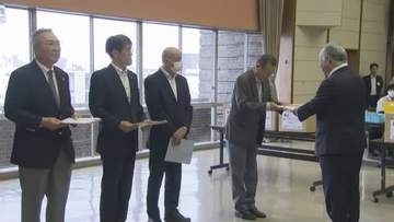 岡山市の新アリーナ整備巡り、住民投票求める２万人以上の署名を市に提出　有効なら市議会へ【岡山】