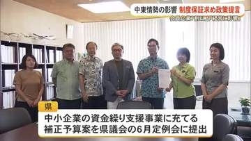 県内中小企業、中東情勢「経営に影響ある」が7割　県に緊急支援融資など政策提言