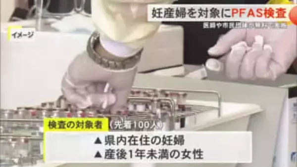 妊産婦を対象にした無料のPFAS血中濃度検査　沖縄京都PFAS研究会が2月1日から受付