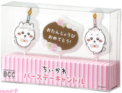 【ちいかわ】“ホイップ”なちいかわとハチワレが誕生日をお祝い！ かわいいピック型バースデーキャンドルが発売決定