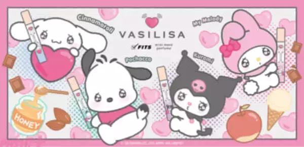 【サンリオ】シナモロール、ポチャッコ、クロミ、マイメロディのうるうる瞳がかわいすぎ…！ 手のひらサイズのミニ香水「ミニモアパフューム」コラボ限定デザインが登場