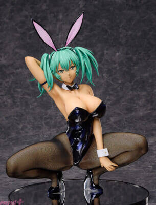 布製網タイツのコダワリに脱帽。『真・一騎当千』呂布奉先が魅惑のバニー姿＆ポーズでフィギュア化