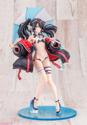 スレンダーな体躯は肋骨や骨盤の表現や腋までこだわりの造形美に…！ 『ファンタシースターオンライン2 es』より「白砂のアネット【サマーバケーション】」がフィギュア化