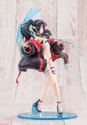 スレンダーな体躯は肋骨や骨盤の表現や腋までこだわりの造形美に…！ 『ファンタシースターオンライン2 es』より「白砂のアネット【サマーバケーション】」がフィギュア化