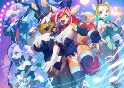 ライブ衣装のケモノ美少女たちがお祝い！ 『Bunnimals』2周年＆「ローザ 1/7スケールフィギュア」発売記念のポップアップストアが開催