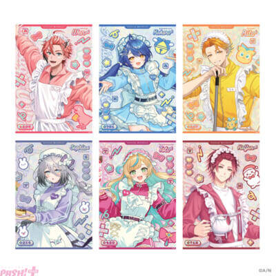 【にじさんじ】ジャージ＋メイドなビジュアルがカワイイ！ ラメアクリルスタンドやポーチ入りステッカーセットがラインナップの「Jersey Maidtes」グッズが登場