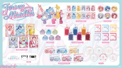 【にじさんじ】ジャージ＋メイドなビジュアルがカワイイ！ ラメアクリルスタンドやポーチ入りステッカーセットがラインナップの「Jersey Maidtes」グッズが登場