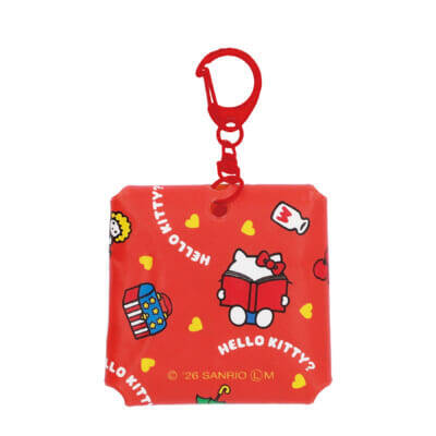 【サンリオ】キティやポチャッコたちのキャラクターやアイコンを散りばめたデザインがカワイイ！ 『サンリオキャラクターズ み～つけた！ミニスクエアケースキーホルダー』が登場