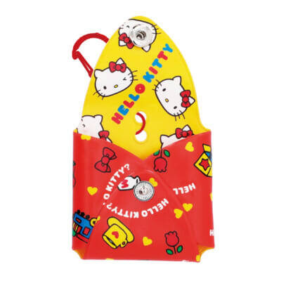 【サンリオ】キティやポチャッコたちのキャラクターやアイコンを散りばめたデザインがカワイイ！ 『サンリオキャラクターズ み～つけた！ミニスクエアケースキーホルダー』が登場