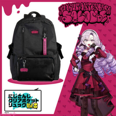 【にじさんじ】アルス・アルマルや壱百満天原サロメに「あやかき」「Speciale」がラインナップ！ 大容量でイベントにもピッタリのクリアポケットリュックにVol.2が登場