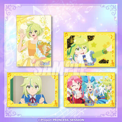 【プリオケ】みなも、かがり、ながせがパーティドレス姿に！ 『プリンセッション・オーケストラ』新規描き下ろしグッズが当たるオンラインくじが登場